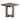 Concrete and Wood Outdoor End Table