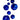 Deep Blue Glass Blobs Wall Art