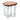 Live Edge and Lucite End Table