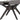 Dark Grey Dining Table