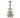 Four-tiered wooden cake stand on a white background