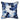 Blue and White Outdoor Pillow