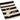 Striped Reindeer Table Runner
