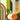 Geometric Green and Orange Wall Art